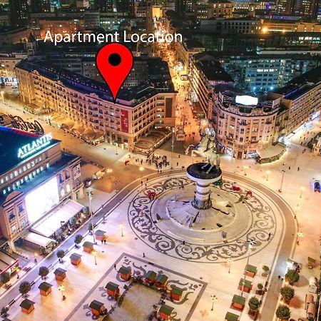 Fantazy Apartment Main Square Skopje Bagian luar foto