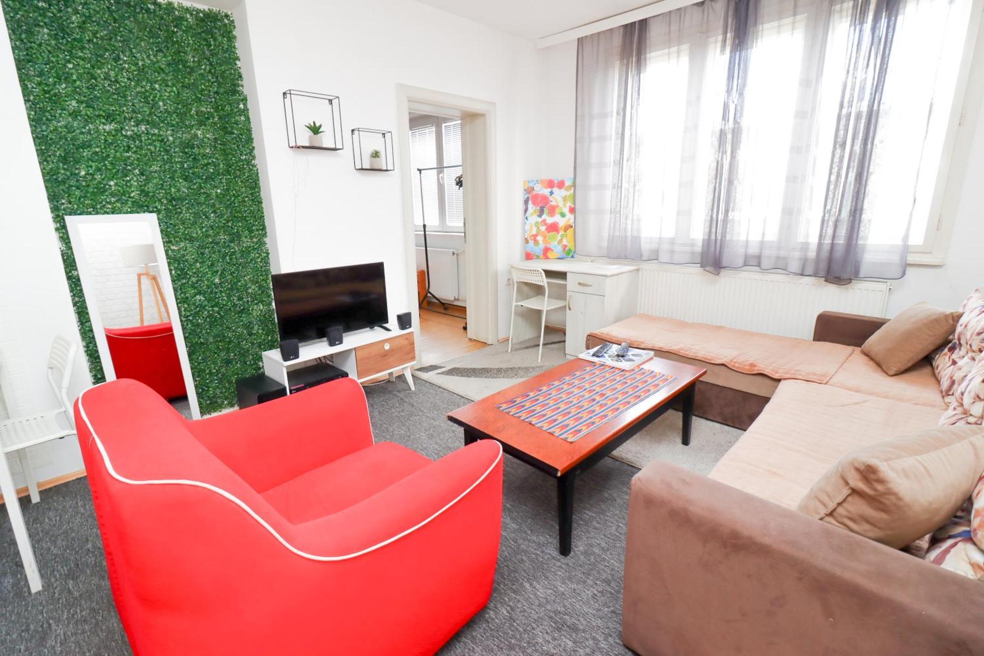 Fantazy Apartment Main Square Skopje Bagian luar foto