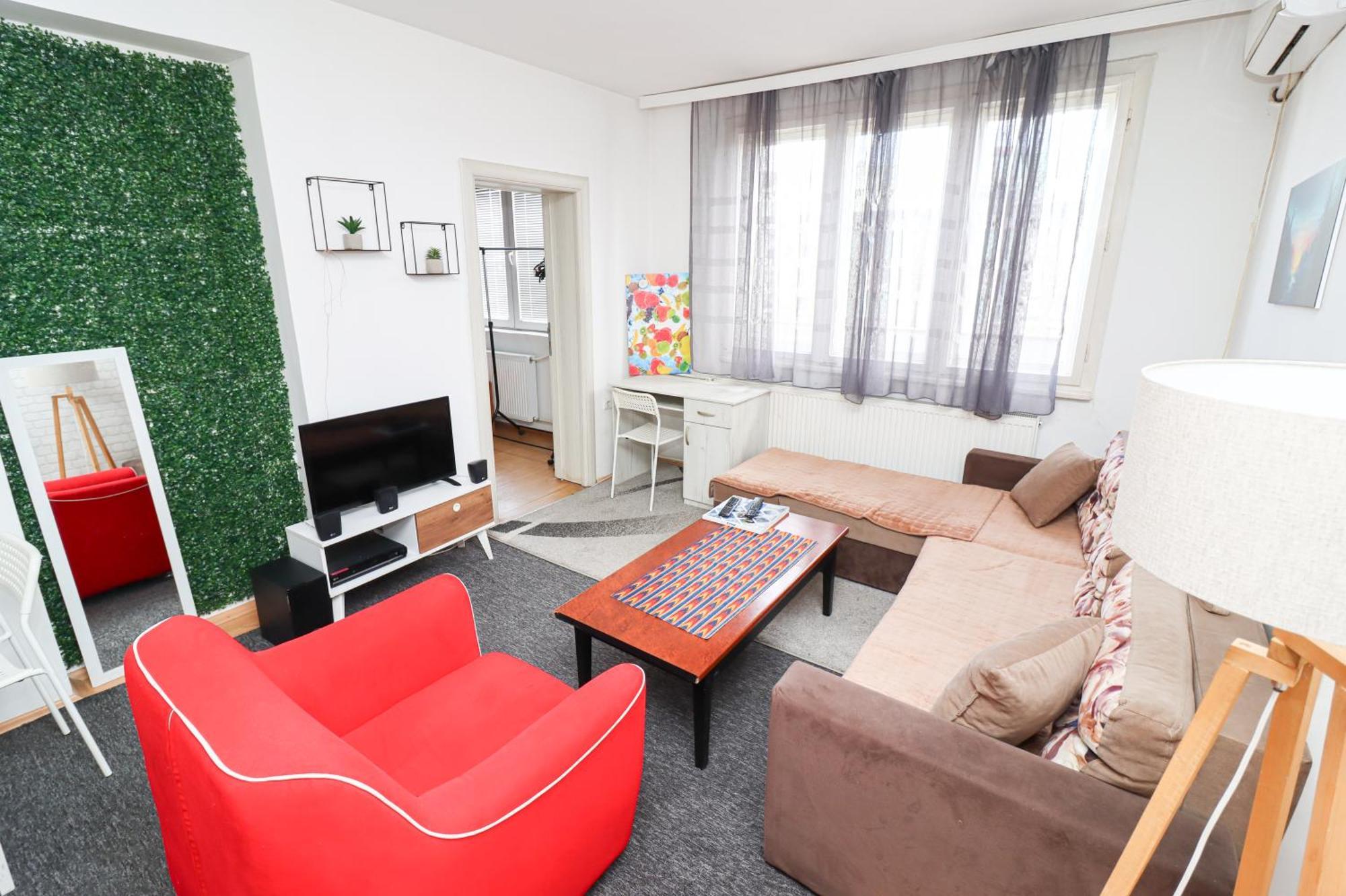 Fantazy Apartment Main Square Skopje Bagian luar foto
